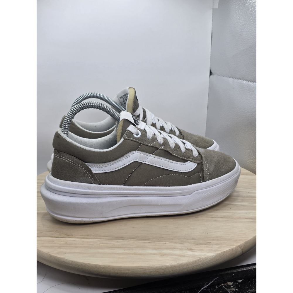 Women's Size 7.5 Vans Old Skool Overt CC Comfy Cush Shoes, Walnut Comfort Casual - Picture 3 of 9